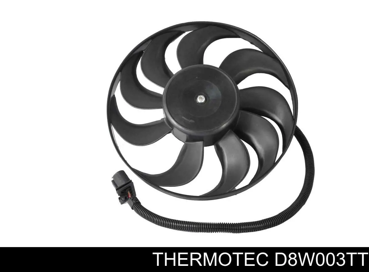 Электровентилятор охлаждения в сборе (мотор+крыльчатка) THERMOTEC D8W003TT