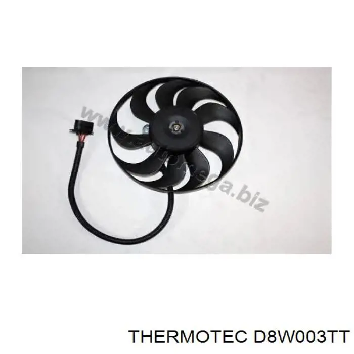 Купить D8W003TT Thermotec Электровентилятор охлаждения в сборе (мотор+крыльчатка)