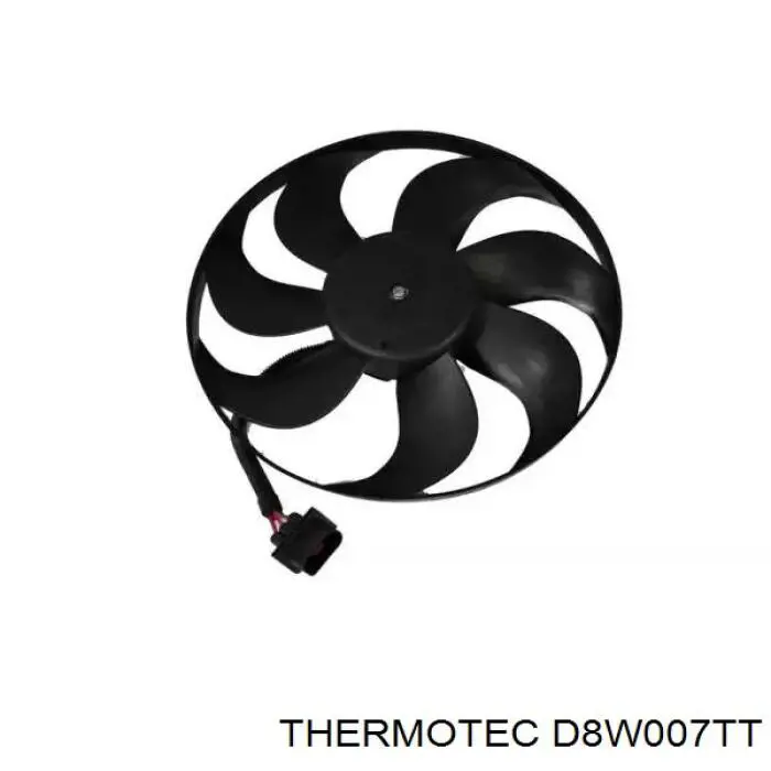 Электровентилятор охлаждения в сборе (мотор+крыльчатка) Thermotec D8W007TT