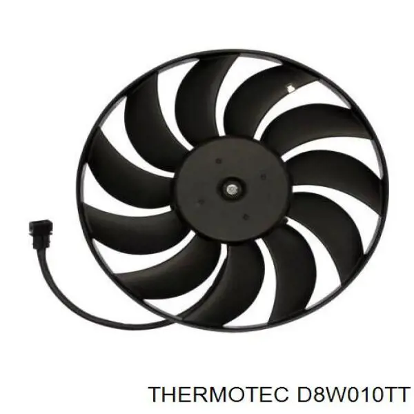 Электровентилятор охлаждения в сборе (мотор+крыльчатка) Thermotec D8W010TT