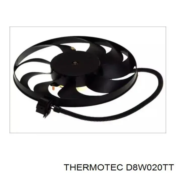 Электровентилятор охлаждения в сборе (мотор+крыльчатка) Thermotec D8W020TT