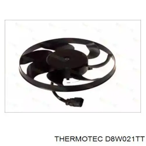 Купить D8W021TT Thermotec Электровентилятор охлаждения в сборе (мотор+крыльчатка) правый