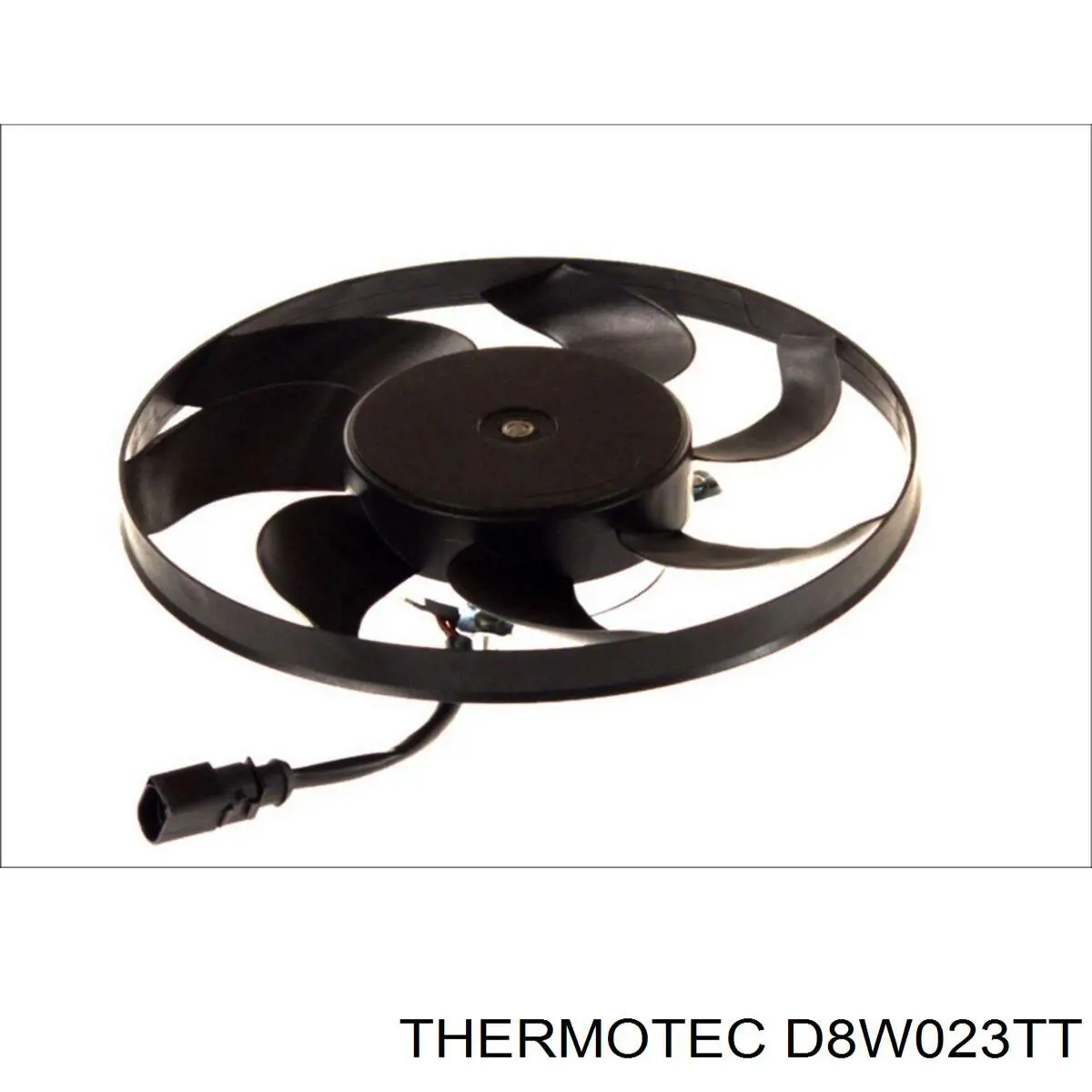 D8W023TT Thermotec Электровентилятор охлаждения в сборе (мотор+крыльчатка), правый