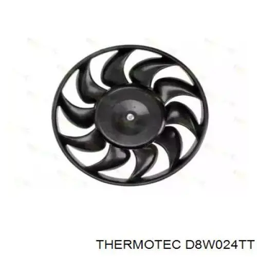 Электровентилятор охлаждения в сборе (мотор+крыльчатка) THERMOTEC D8W024TT