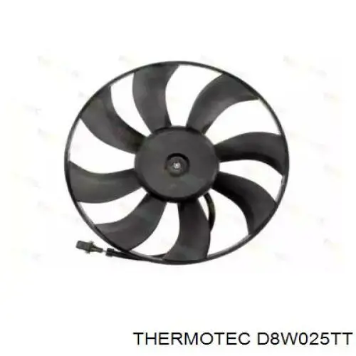 D8W025TT Thermotec электровентилятор охлаждения в сборе (мотор+крыльчатка)