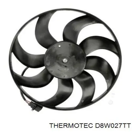 Ventilador (rodete +motor) refrigeración del motor con electromotor completo D8W027TT Thermotec