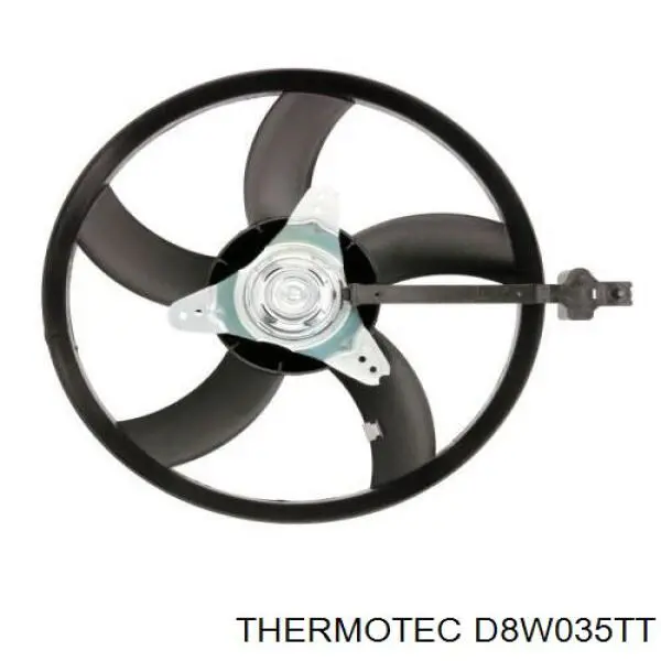 D8W035TT Thermotec электровентилятор охлаждения в сборе (мотор+крыльчатка)