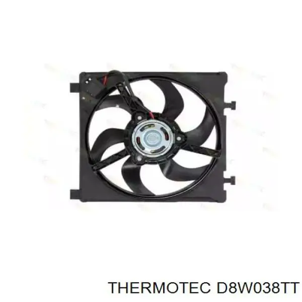 Вентилятор (крыльчатка) радиатора охлаждения Thermotec D8W038TT