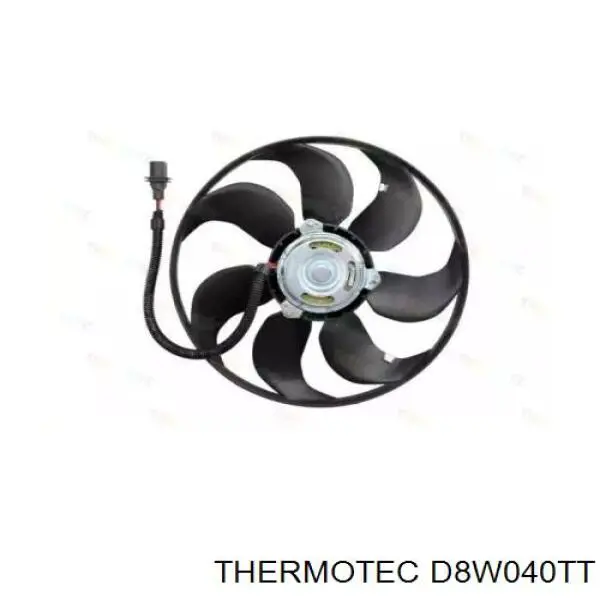 Вентилятор (крыльчатка) радиатора охлаждения Thermotec D8W040TT