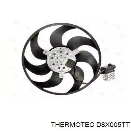D8X005TT Thermotec электровентилятор охлаждения в сборе (мотор+крыльчатка)