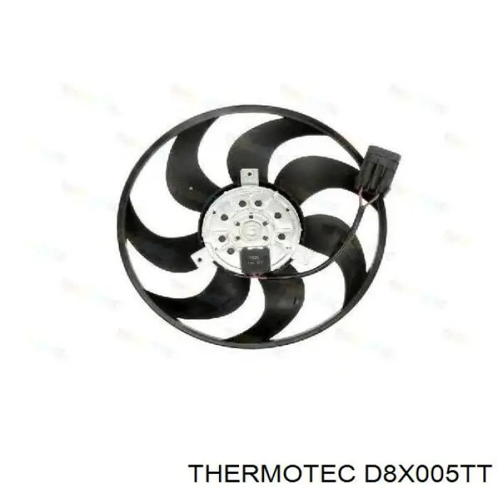 Купить D8X005TT Thermotec Электровентилятор охлаждения в сборе (мотор+крыльчатка)
