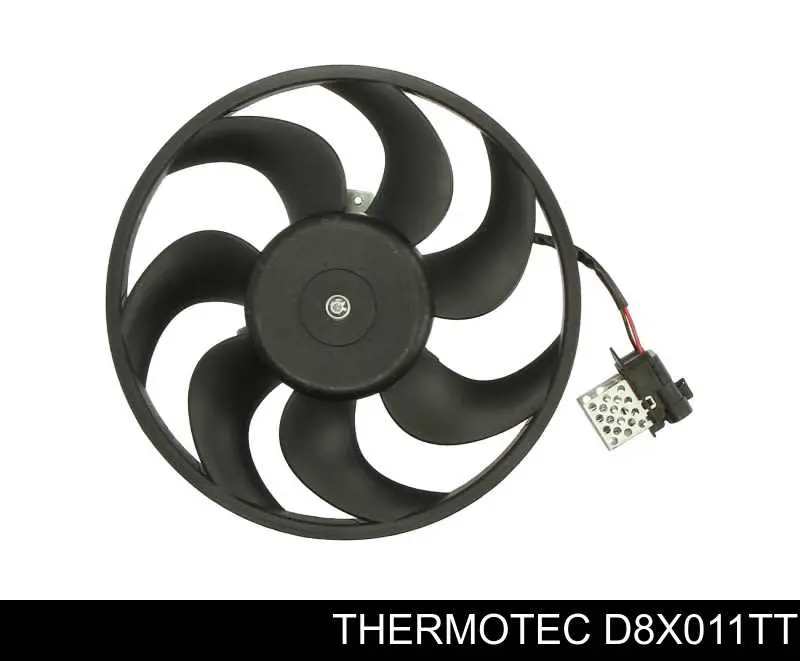 D8X011TT Thermotec электровентилятор охлаждения в сборе (мотор+крыльчатка)