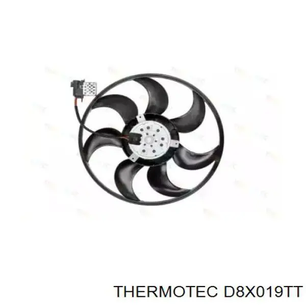 Купить D8X019TT Thermotec Электровентилятор охлаждения в сборе (мотор+крыльчатка)