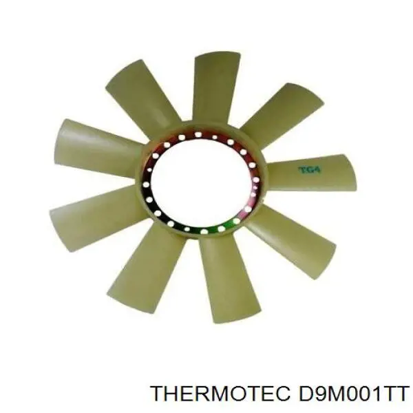 Вентилятор (крыльчатка) радиатора охлаждения Thermotec D9M001TT