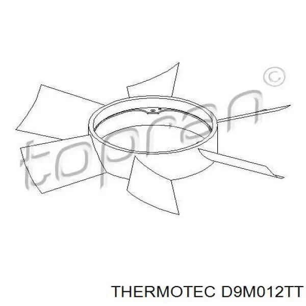 Купить D9M012TT Thermotec Крыльчатка радиатора охлаждения