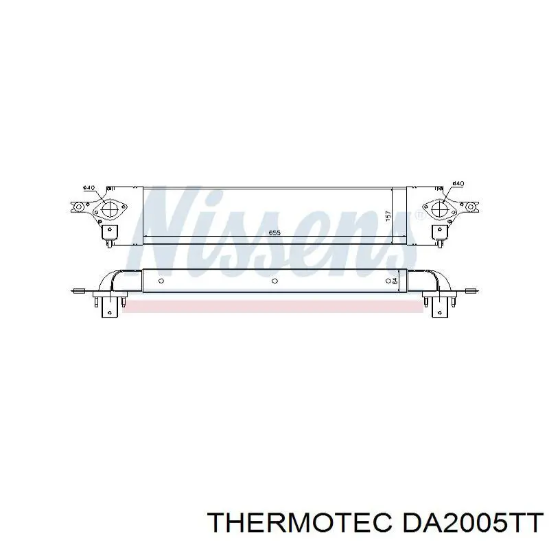 DA2005TT Thermotec интеркулер