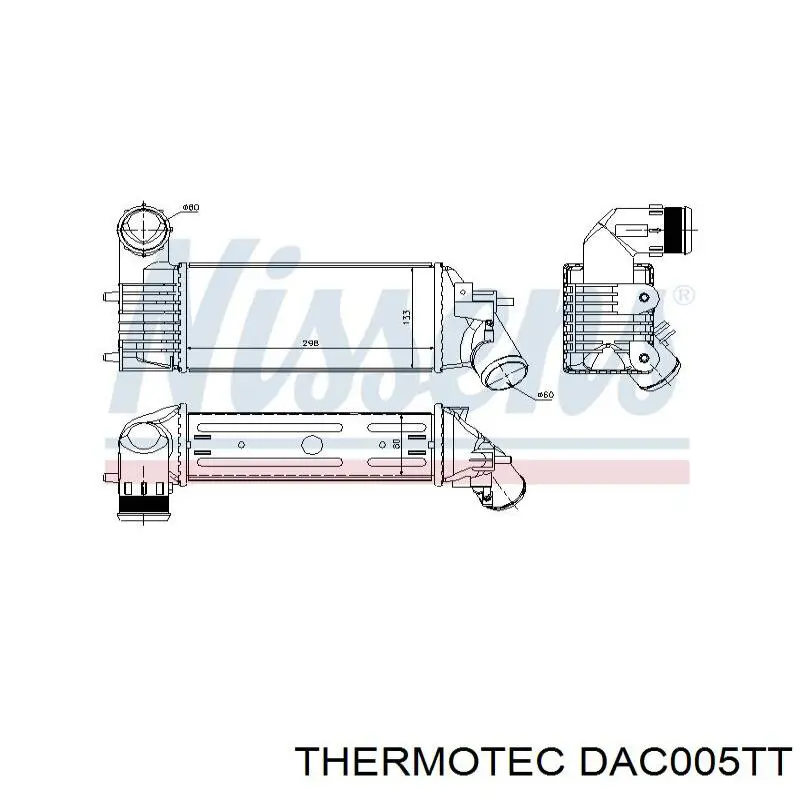 Купить DAC005TT Thermotec Интеркулер
