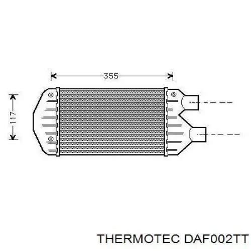 Купить DAF002TT Thermotec Интеркулер