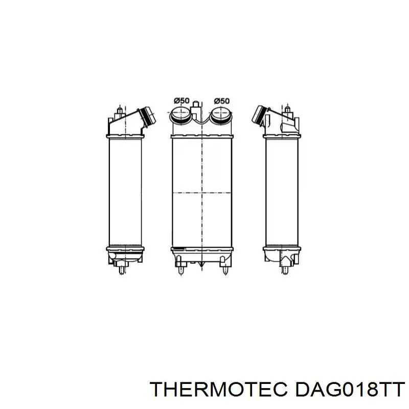 Интеркулер DAG018TT Thermotec