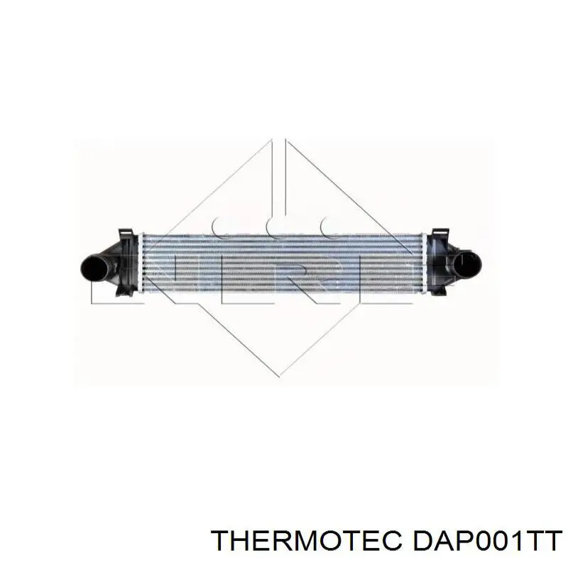 Radiador de aire, intercooler DAP001TT Thermotec