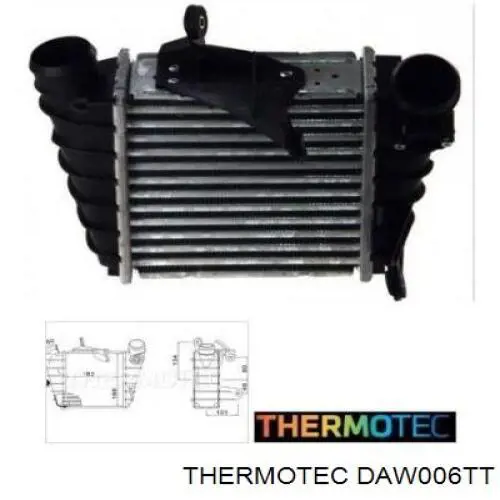 DAW006TT Thermotec интеркулер