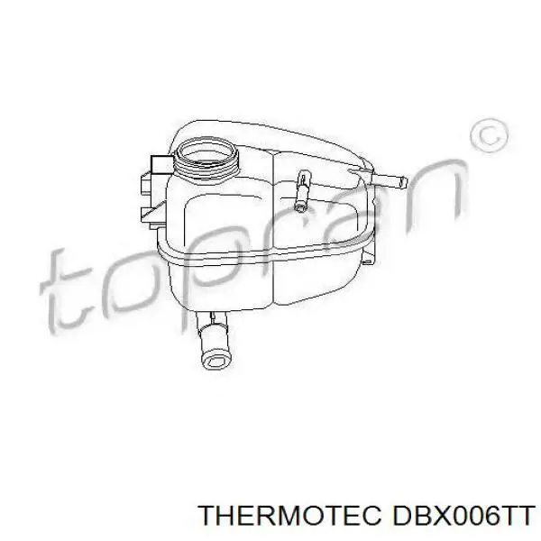 Бачок системы охлаждения DBX006TT Thermotec