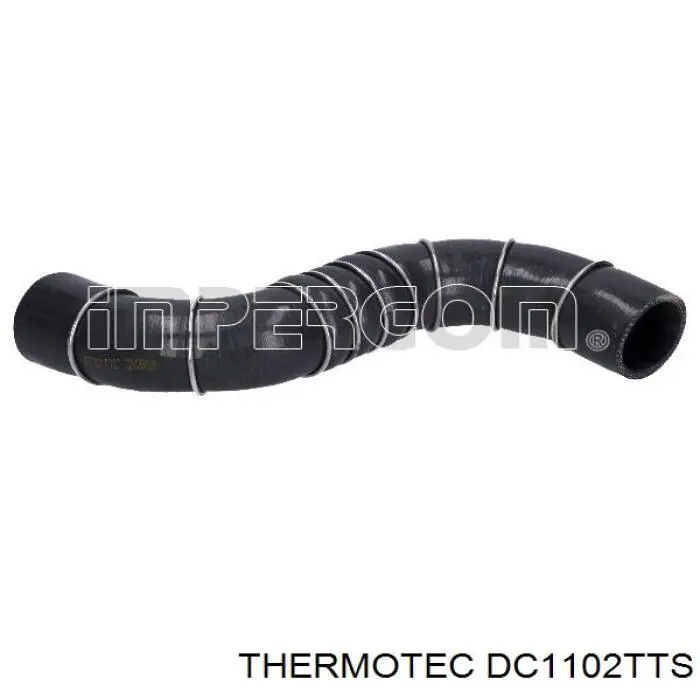 DC1102TTS Thermotec шланг (патрубок интеркуллера верхний правый)