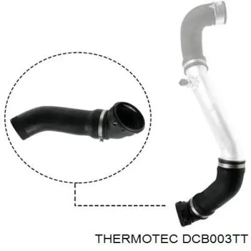Шланг/патрубок интеркуллера Thermotec DCB003TT цена, от 33.90 USD