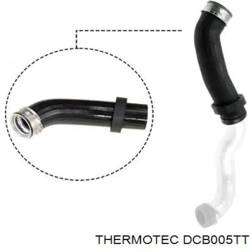 Шланг/патрубок интеркуллера Thermotec DCB005TT цена, от 39.56 USD