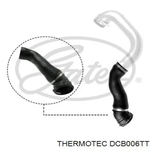 Шланг/патрубок интеркуллера Thermotec DCB006TT цена, от 25.11 USD