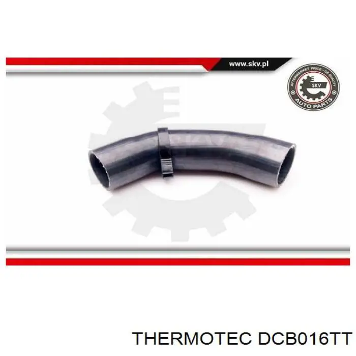 DCB016TT Thermotec шланг (патрубок интеркуллера верхний левый)