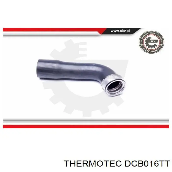 Tubo flexible de aire de sobrealimentación superior izquierdo DCB016TT Thermotec