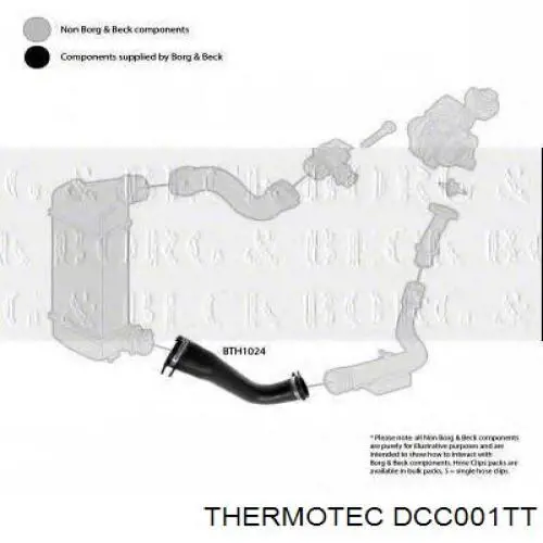 Купить DCC001TT Thermotec Патрубок интеркулера