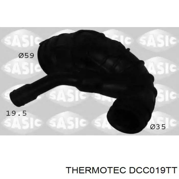 Гофра расходомера воздуха Thermotec DCC019TT цена, от 12.99 USD