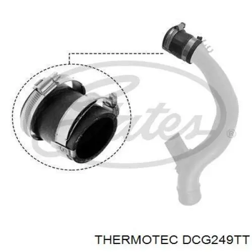 Шланг/патрубок интеркуллера Thermotec DCG249TT цена, от 14.88 USD