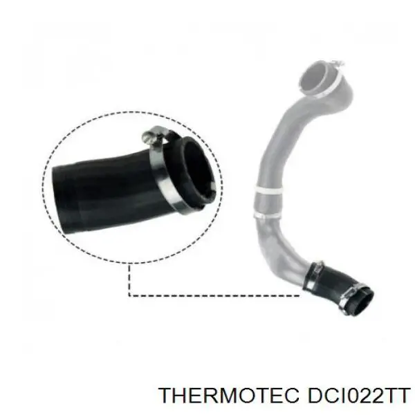 Купить DCI022TT Thermotec Патрубок интеркулера