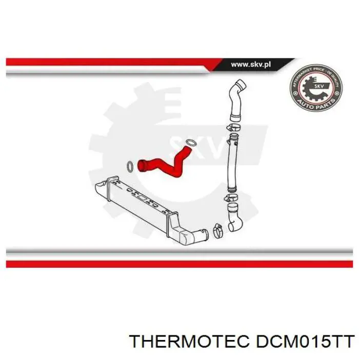 Купить DCM015TT Thermotec Патрубок интеркулера