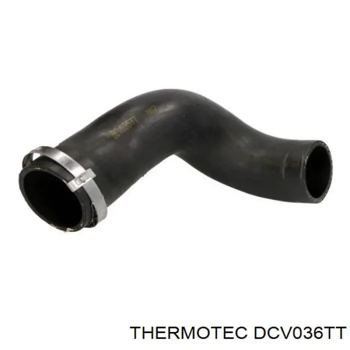 Шланг (патрубок) интеркуллера верхний левый DCV036TT Thermotec