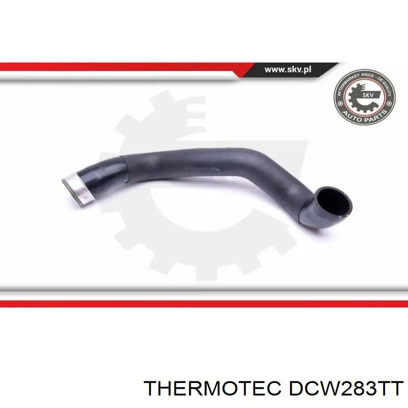 Шланг (патрубок) интеркуллера верхний левый DCW283TT Thermotec