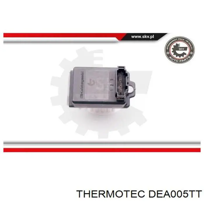 DEA005TT Thermotec резистор (сопротивление вентилятора печки (отопителя салона))