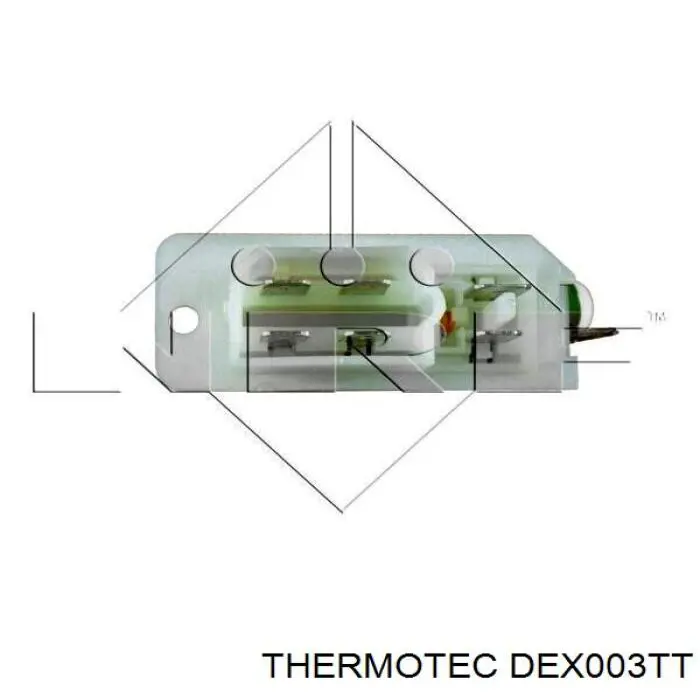 Резистор печки DEX003TT Thermotec