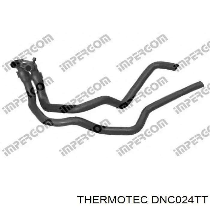 Купить DNC024TT Thermotec Шланг радиатора отопителя/печки, сдвоенный