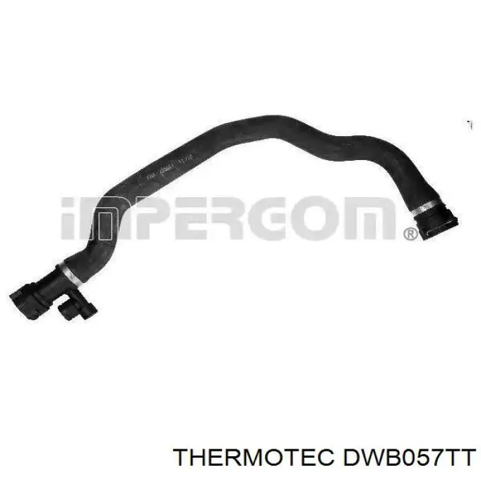 Купить DWB057TT Thermotec Шланг радиатора охлаждения нижний