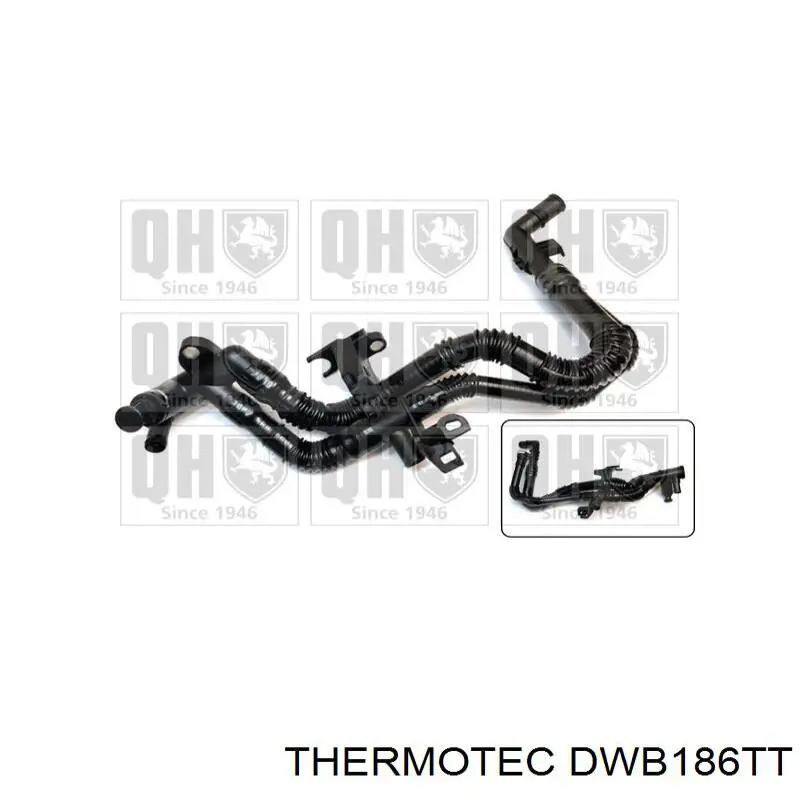Шланг (патрубок) водяного насоса приемный DWB186TT Thermotec