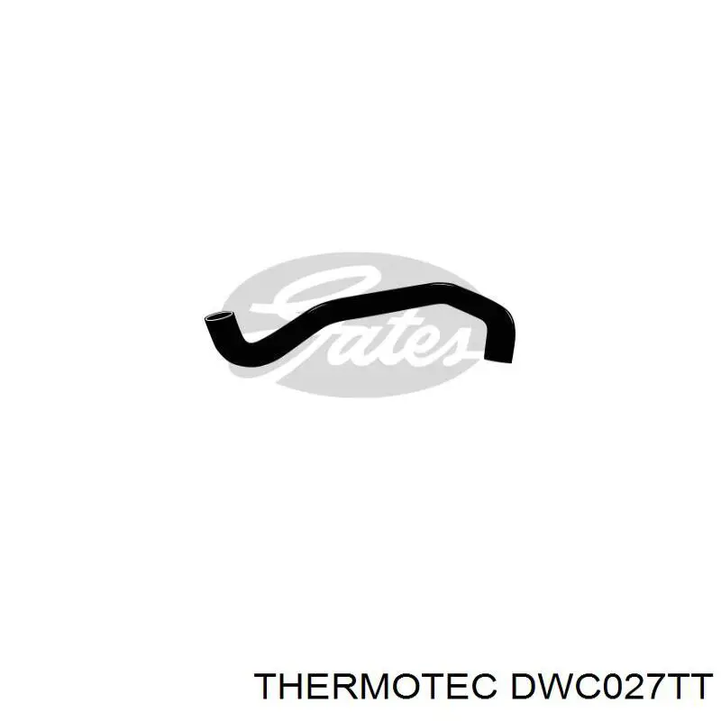 Купить DWC027TT Thermotec Шланг радиатора охлаждения нижний