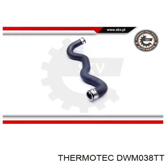 Шланг радиатора охлаждения Thermotec DWM038TT цена, от 19.00 USD
