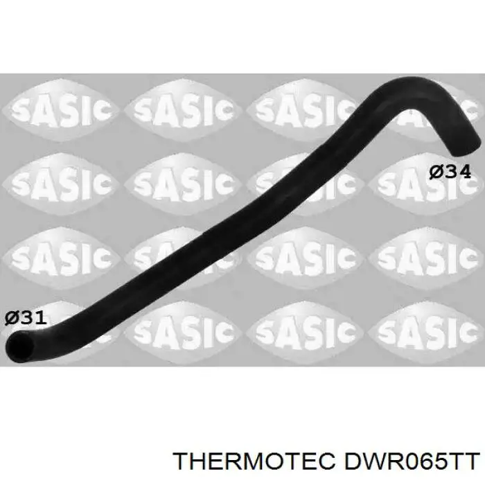 Купить DWR065TT Thermotec Шланг радиатора охлаждения нижний