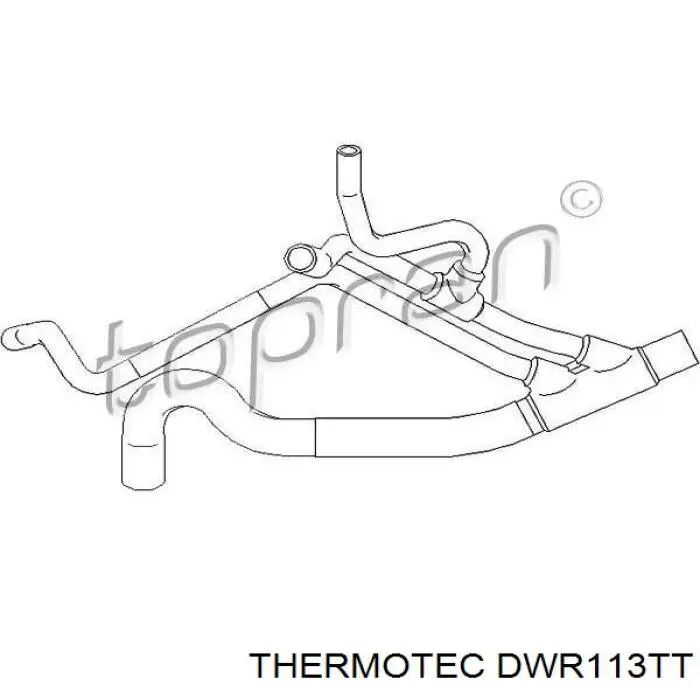 Нижний патрубок радиатора Renault (RVI) 8200104541