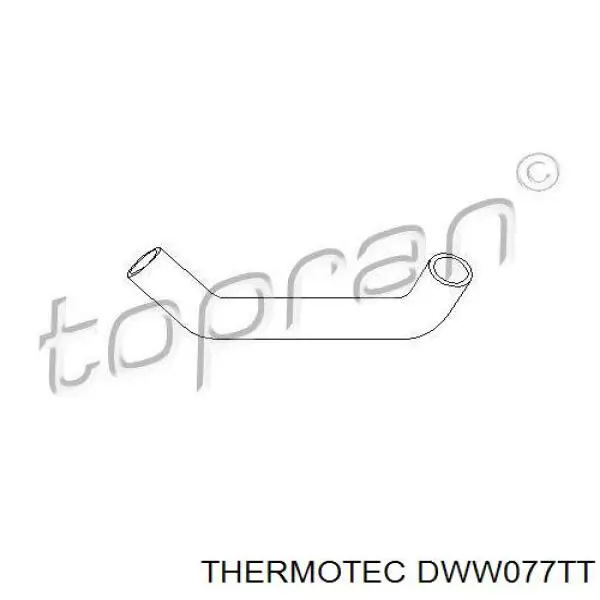 Нижний шлаг радиатора охлаждения DWW077TT Thermotec