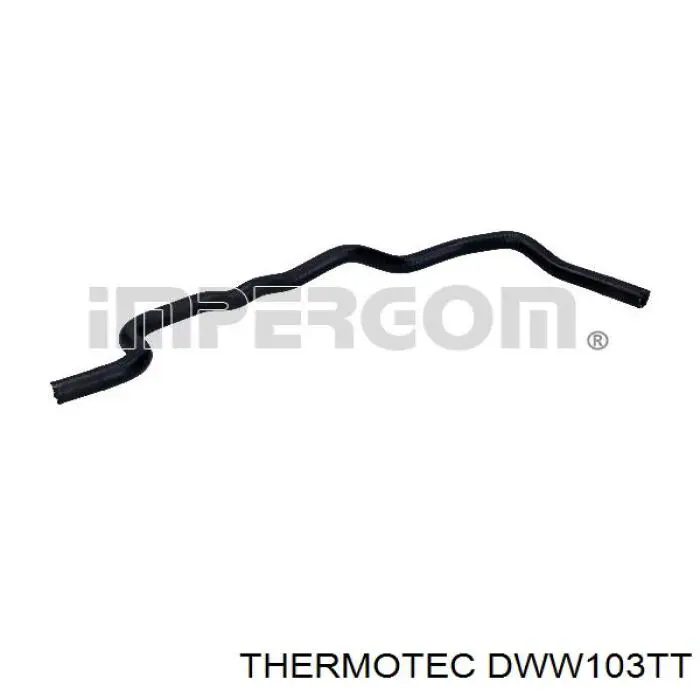Шланг (патрубок) жидкостного охлаждения турбины, обратка Thermotec DWW103TT цена, от 5.32 USD